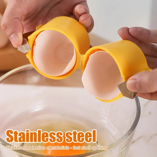 Portable Egg Opening Machine Quick Egg Beater Kitchen Egg Sheller