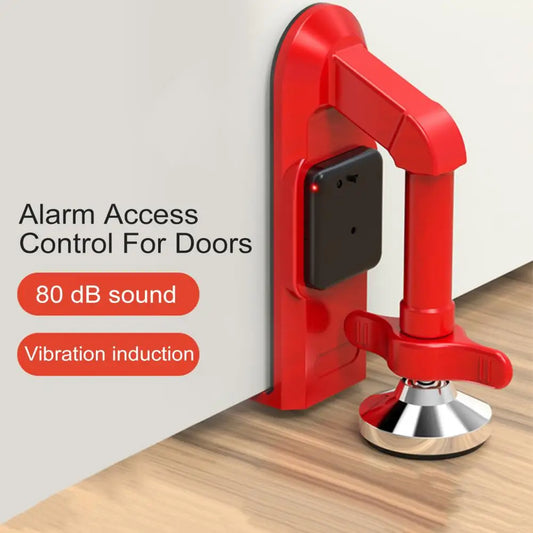 Portable Door Security Device Travel Security Door Stopper Travel Security Door Lock with Alarm for Home Hotel for Women