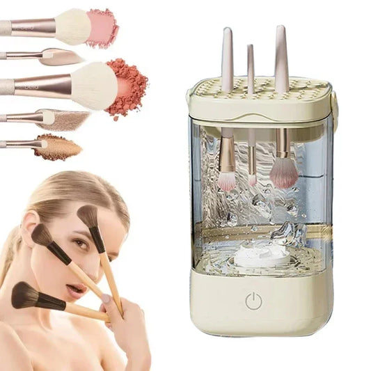 3 In 1 USB Electric Makeup Brush Cleaner Portable Makeup Brushes Lazy Cleaning Brush Tool Automatic Makeup Brush Cleaning