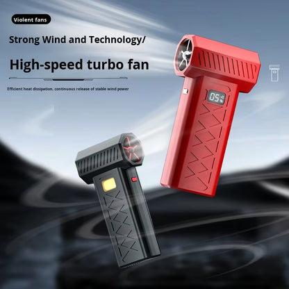 Custom 80000 Rpm Portable Handheld Air Duster Electric Small Blower Mini Jet Turbo Fan Handheld Turbo Fan for Car Cleaning