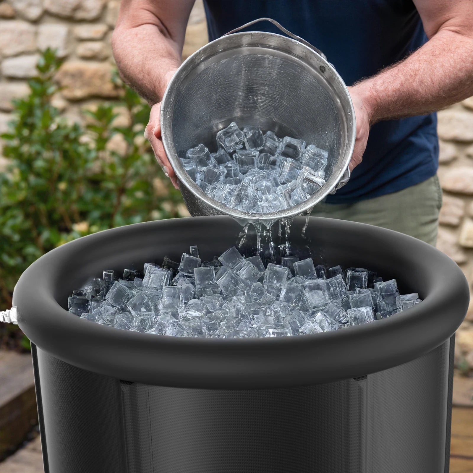 ArcticPulse 110-Gallon Portable Ice Bath Tub – Cold Plunge for Athletes & Home Recovery, Large Capacity & Quick Setup