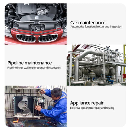 4.3'' LCD Screen HD Digital Handheld Borescope IP67 1080P Waterproof Snake Camera Sewer Inspection Camera with 8 LED Lights