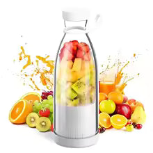 Mini Portable Juicer Cup – USB Rechargeable Smoothie Blender Bottle, Travel Fruit Mixer
