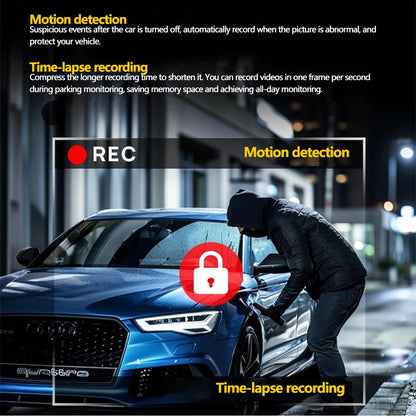 4Lens 360° Dash cam Voice 1080P Video Recorder Car DVR Recording camera Front left right Rear View Auto 4ch dashcam 24H Parking