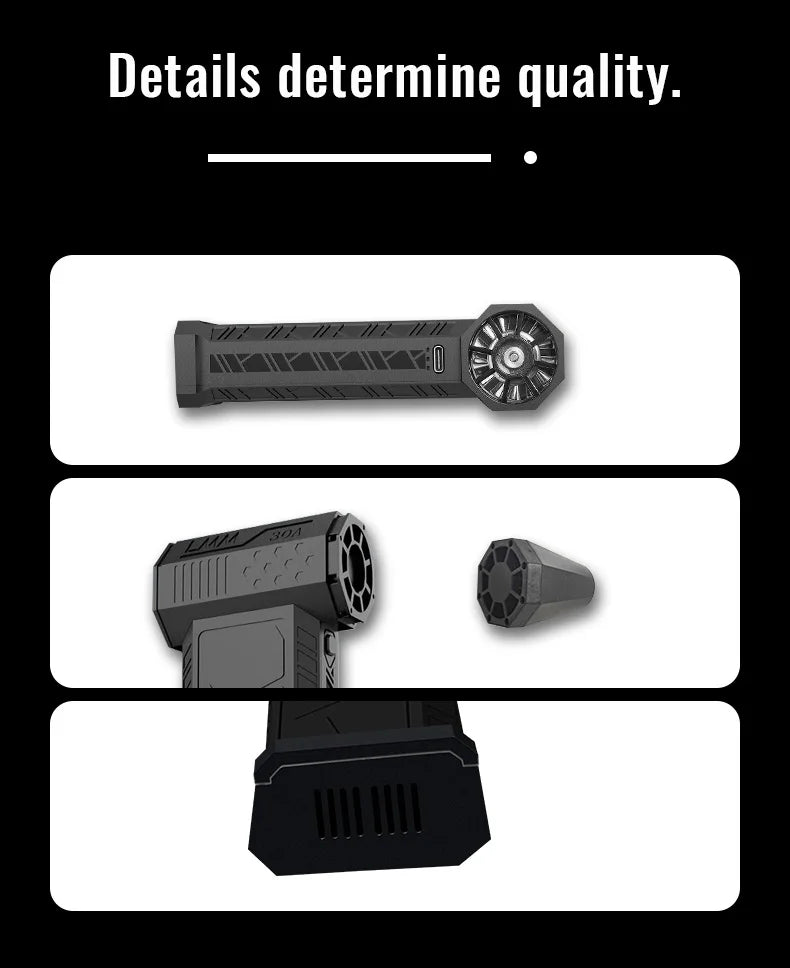 3 Gear Adjustable 130000RPM Wind Speed 52m/s Car Computer Cleaning Blower Tool Mini For Turbo Jet Fan Electric Air Duster