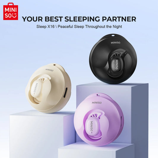 MINISO X16 Bluetooth Earphone 5.4 Wireless Headphones Long Battery Life Sports Waterproof Headsets Extra Bass With Microphones