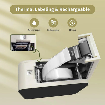 Marklife P15 Mini Portable Thermal Printer Without Ink Self-Adhesive Label Maker Printer For Stickers Labeller Labeling Machine