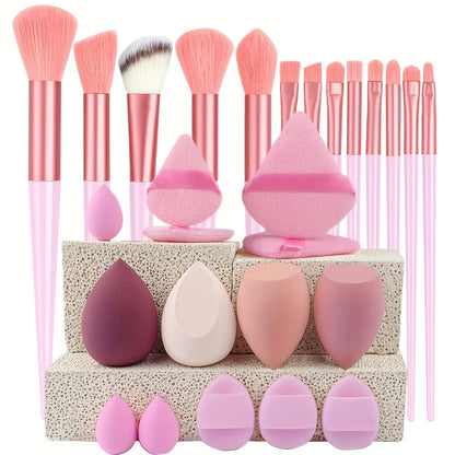 Makeup Brushes 8-29Pcs Makeup Kit Professional Women Cosmetic Soft Powder Brush Eyeshadow Foundation Full Set Travel Beauty Tool