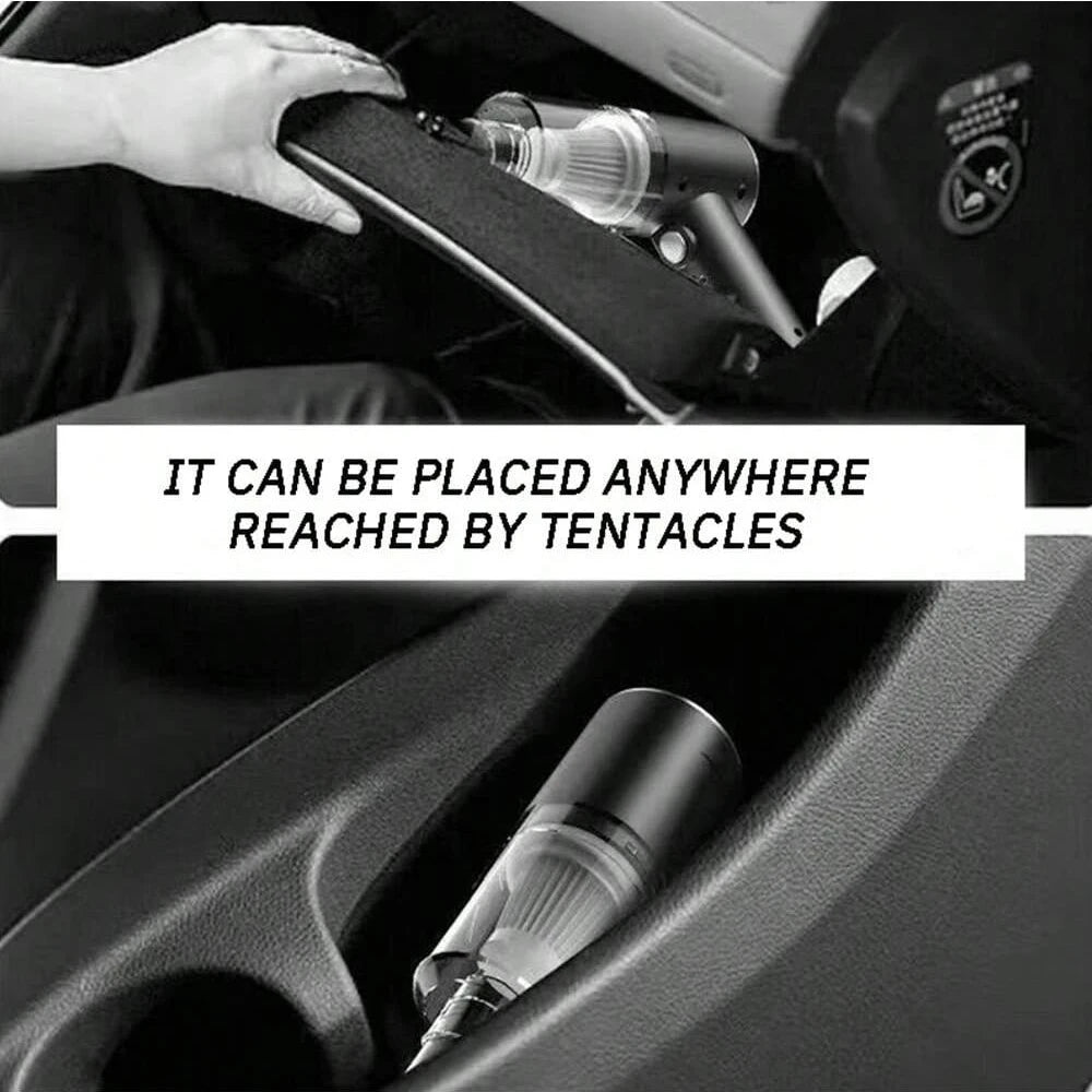 3 In 1 Integrated Multi-purpose Suction & Blowing Vacuum Combination Vacuum Cleaner USB Charging Small Car Household Vacuum Cleaner