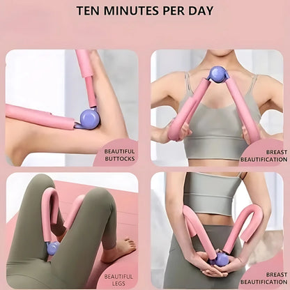 Leg Kegel Trainer – Fleece Material, Home Leg Muscle Training, Yoga Use, Pelvic Floor Exercise