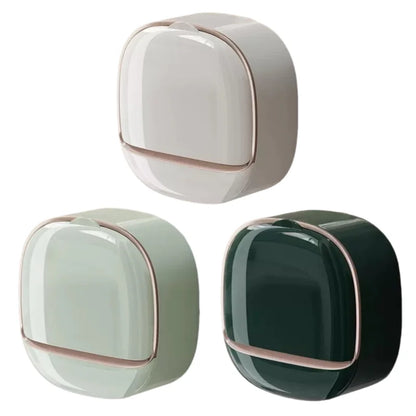 Waterproof Soap Box for Shower, Hanging Soap Holder with Drainage for Bathroom Storage