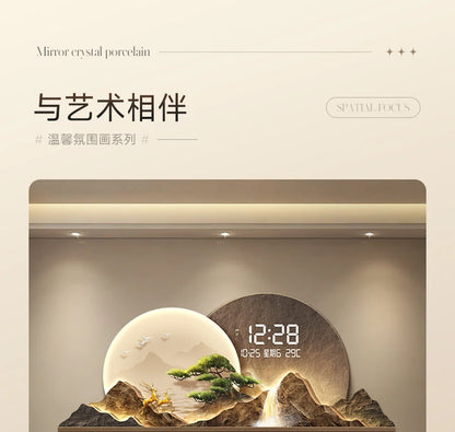 Modern Nordic Wall Watch Digital Luxury Big Size Creative Design Clock Wall Aesthetic Xenomorph Horloge Murale Room Decorations