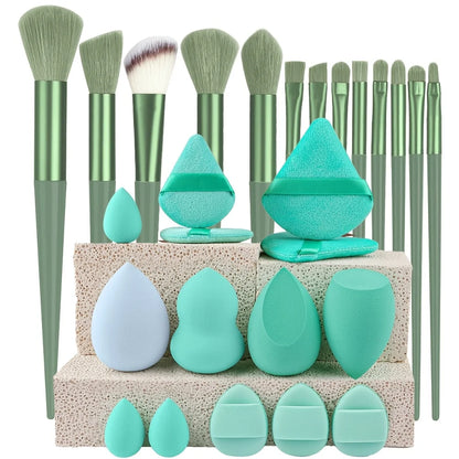 Makeup Brushes 8-29Pcs Makeup Kit Professional Women Cosmetic Soft Powder Brush Eyeshadow Foundation Full Set Travel Beauty Tool