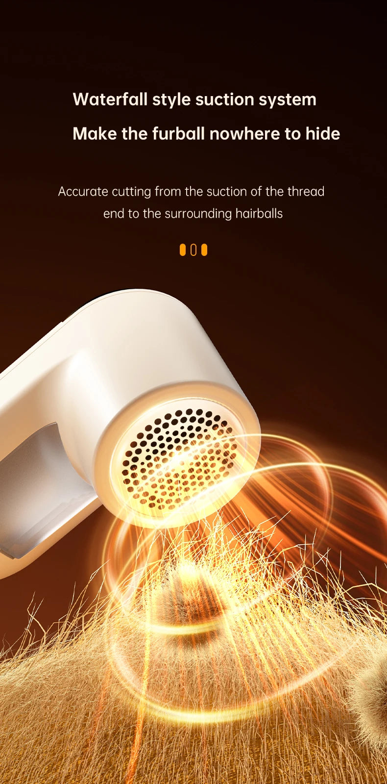 ONEKA Rechargeable Fabric Shaver Lint Remover Sweater Defuzzer Lints Fuzzs Pills Pilling Trimmer for Clothes  Furniture