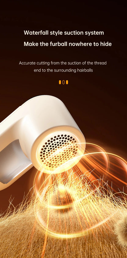 ONEKA Rechargeable Fabric Shaver Lint Remover Sweater Defuzzer Lints Fuzzs Pills Pilling Trimmer for Clothes  Furniture