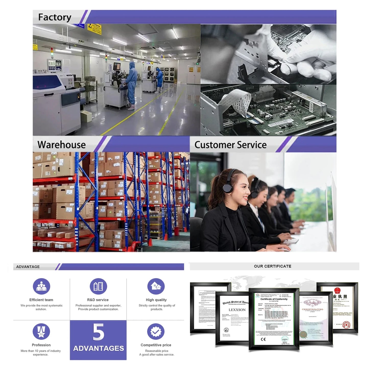 Pionray Universal 7"/10.26" Wireless CarPlay & Android Auto Portable Touchscreen Car Radio Multimedia Player