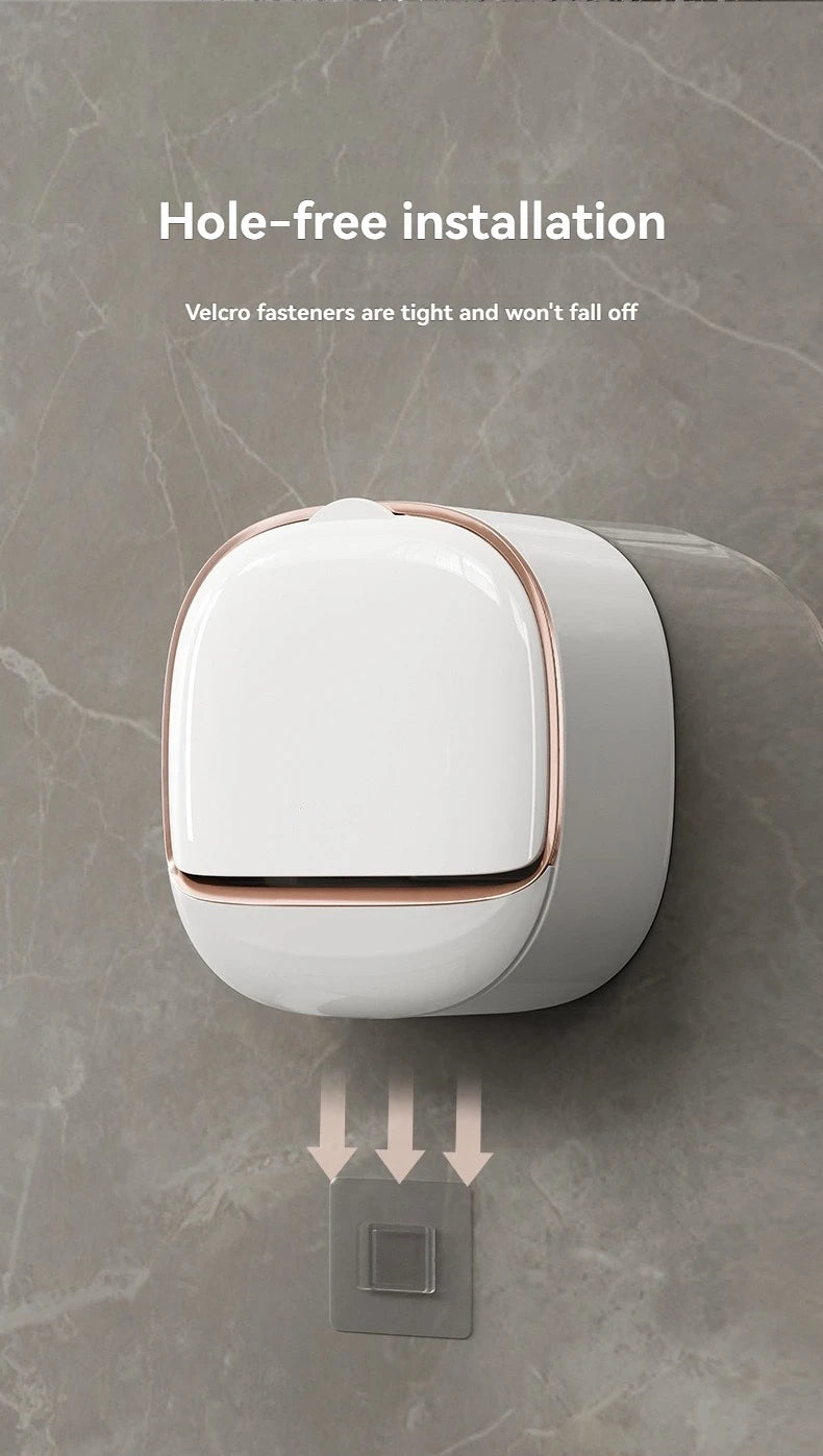 Waterproof Soap Box for Shower, Hanging Soap Holder with Drainage for Bathroom Storage