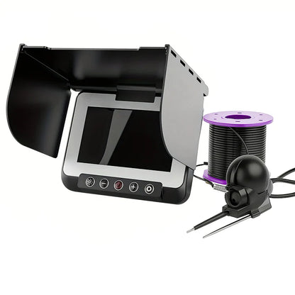 Underwater Fishing Camera 1080P HD 4.3 Inch Handheld LCD Ice Fishing Finder For Boat Kayak Sea Fishing With 5000amh Battery