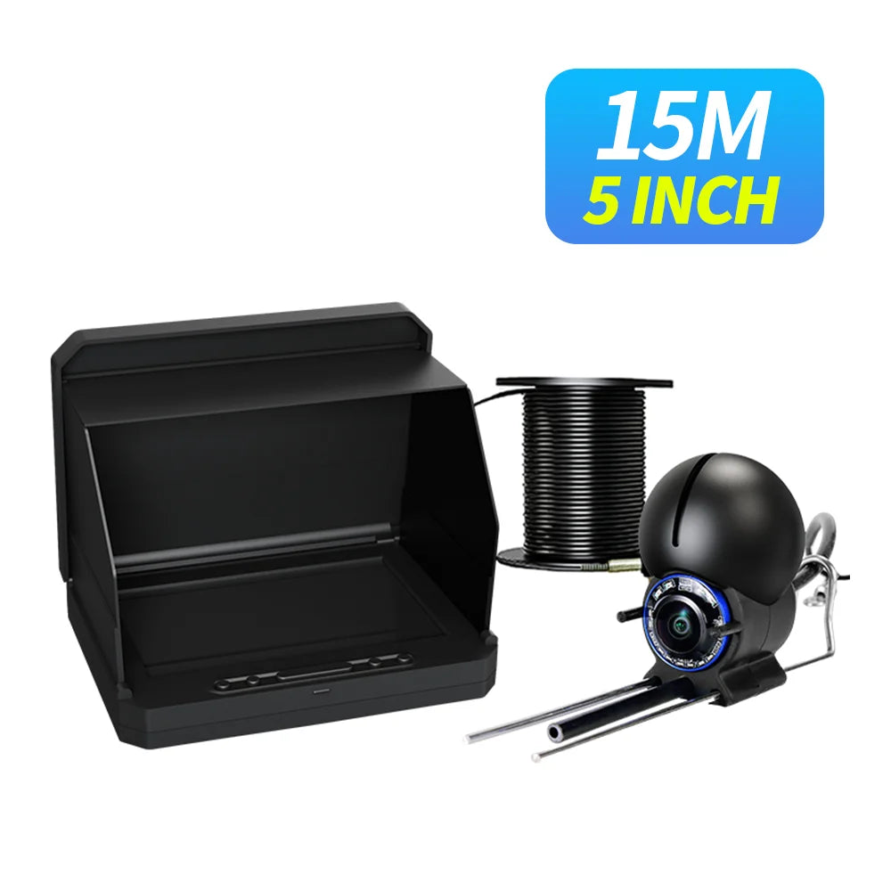 Underwater Fishing Camera 1080P HD 4.3 Inch Handheld LCD Ice Fishing Finder For Boat Kayak Sea Fishing With 5000amh Battery