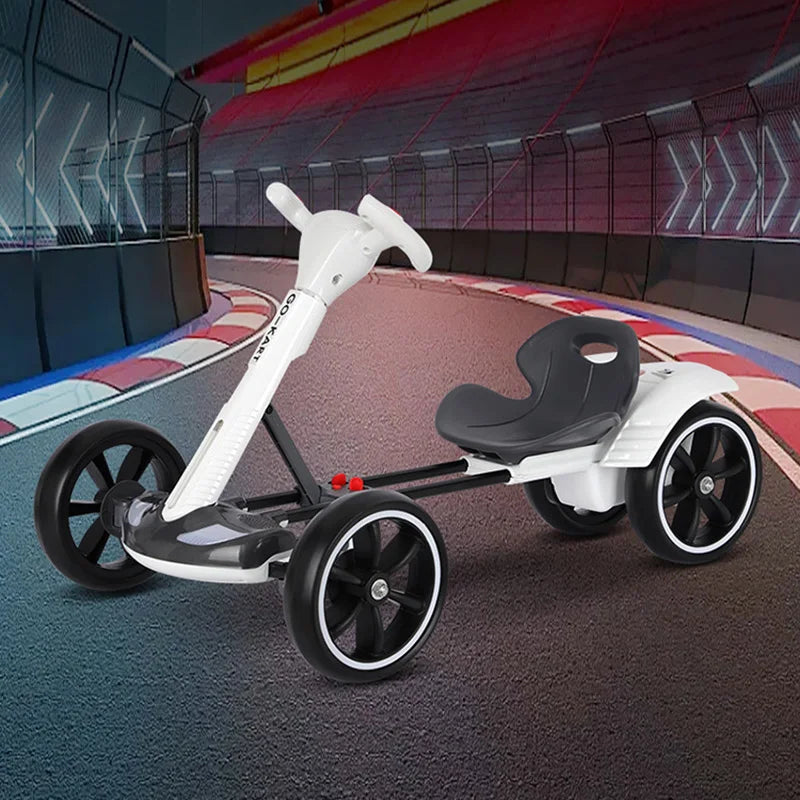 Electric go-kart is equipped with charging function, Remote control and folding system