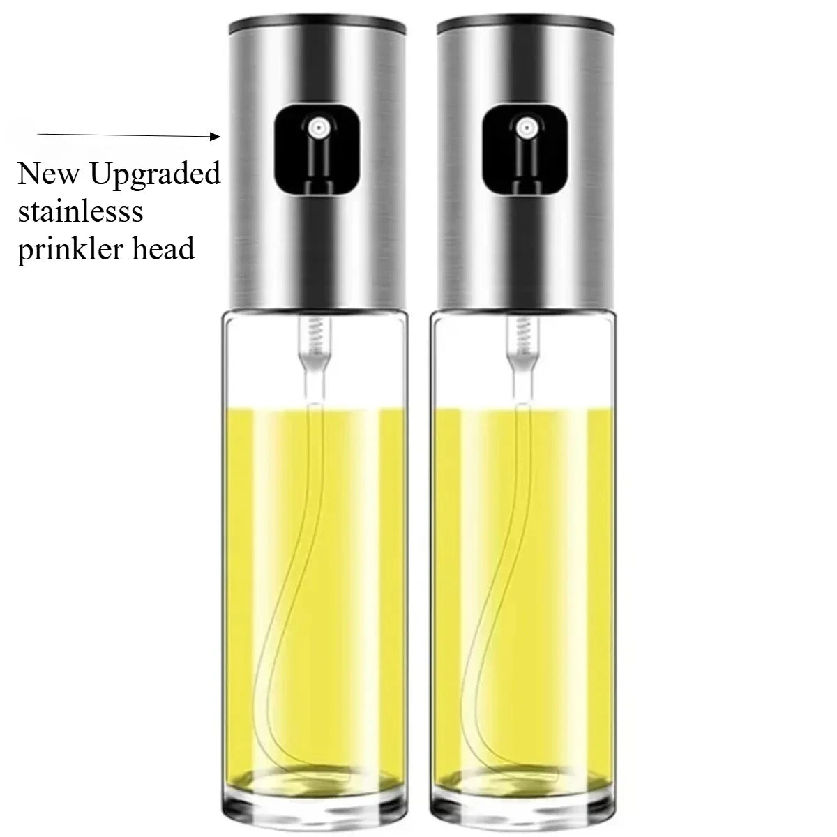 Glass Oil Sprayer for Cooking Olive Spray Mister for Salad BBQ Kitchen Baking Empty Vinegar Bottle