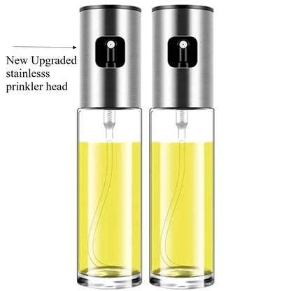 Glass Oil Sprayer for Cooking Olive Spray Mister for Salad BBQ Kitchen Baking Empty Vinegar Bottle