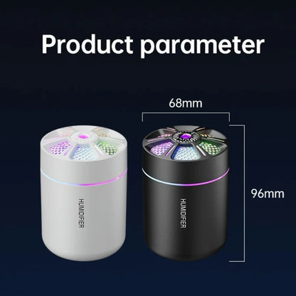Powerful and Efficient Air Humidifier 180ML Aromatherapy Aroma Diffuser Essential Oil with Colorful Lights for Home Car Bedroom
