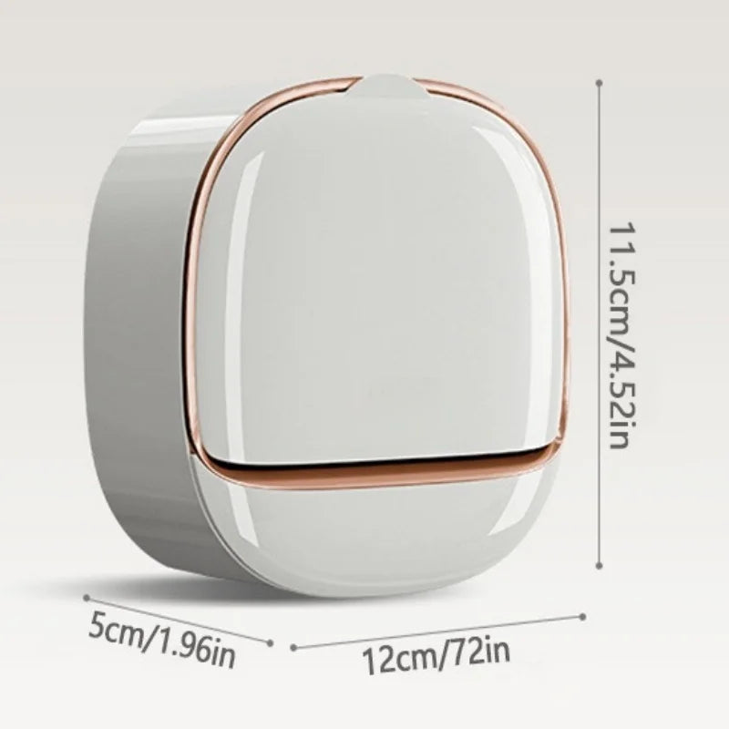 Waterproof Soap Box for Shower, Hanging Soap Holder with Drainage for Bathroom Storage