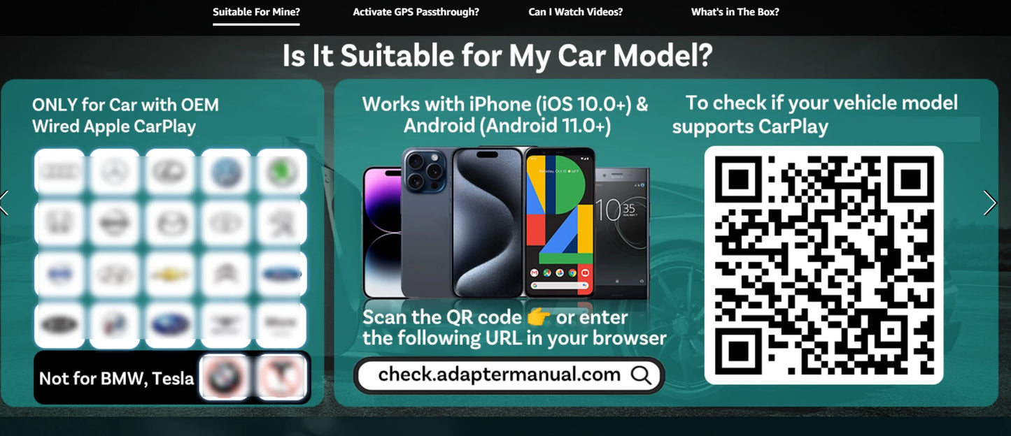 OTTOCAST Play2 Video Pro Carplay Ai Box Wireless Android Auto Adapter Built in Youtube Netflix TV BOX For VW Benz 99% of Cars