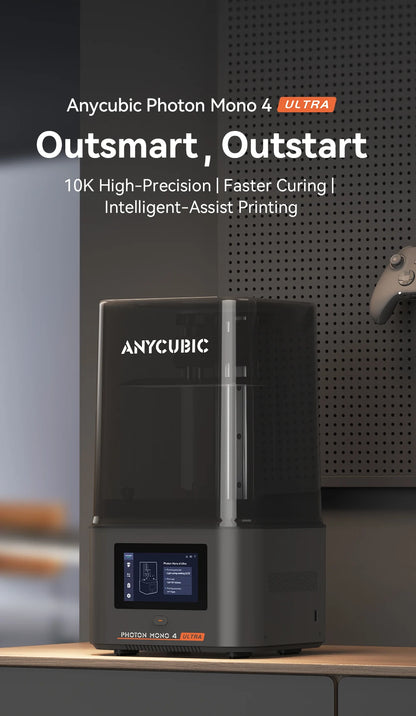 ANYCUBIC Photon Mono 4 Ultra AE Version LCD 3D Printer 7" 10K High Precision 3D Printing 2.2L Build Volume 236mm*231mm*430mm