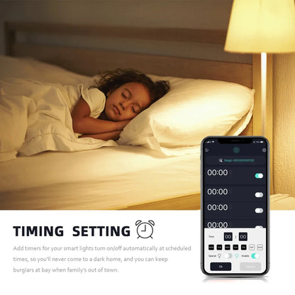 Bluetooth Smart Bulb Alexa Led Lamp E27 RGB Smart Light Bulbs 90V-265V Smart Lamps For Smart Life Home lighting decoration