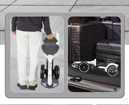 Electric go-kart is equipped with charging function, Remote control and folding system