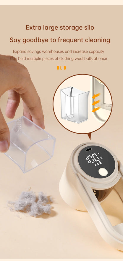 ONEKA Rechargeable Fabric Shaver Lint Remover Sweater Defuzzer Lints Fuzzs Pills Pilling Trimmer for Clothes  Furniture