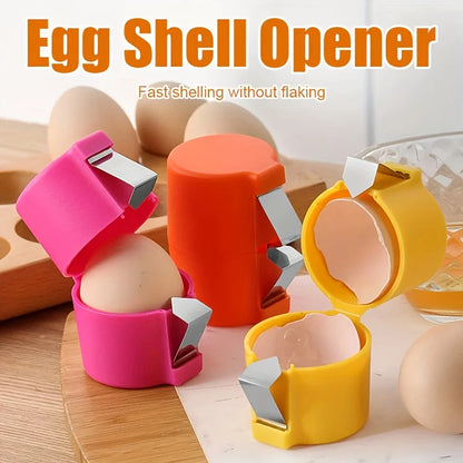 Portable Egg Opening Machine Quick Egg Beater Kitchen Egg Sheller