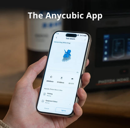 ANYCUBIC Photon Mono 4 Ultra AE Version LCD 3D Printer 7" 10K High Precision 3D Printing 2.2L Build Volume 236mm*231mm*430mm