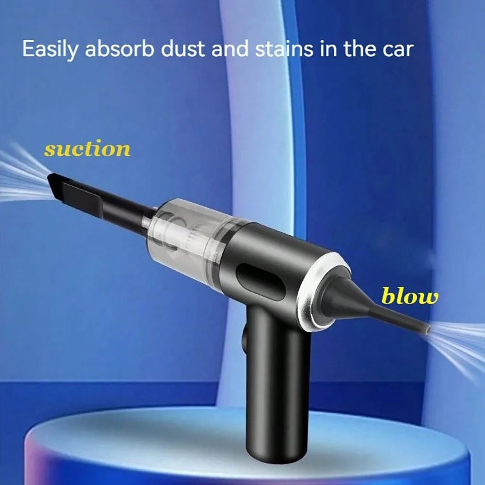 3 In 1 Integrated Multi-purpose Suction & Blowing Vacuum Combination Vacuum Cleaner USB Charging Small Car Household Vacuum Cleaner