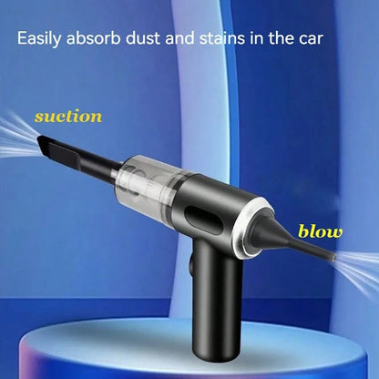 3 In 1 Integrated Multi-purpose Suction & Blowing Vacuum Combination Vacuum Cleaner USB Charging Small Car Household Vacuum Cleaner