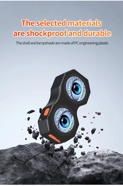 Motorcycle Devil's Eye Lamp Electric Bicycle Rear Light Rear Mirror Modification Eagle Eye LED Dynamic Atmosphere APP Control