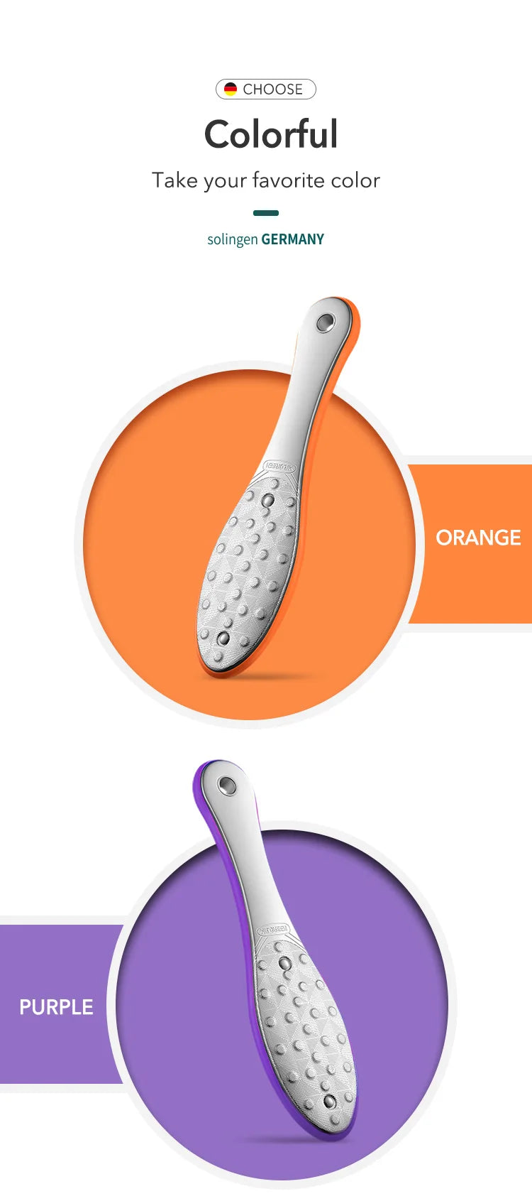 MR.GREEN Pedicure Foot Care Tools Foot File Rasps Callus Dead Foot Skin Care Remover Sets Stainless Steel Professional Two Sides