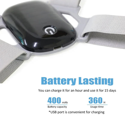 Smart Posture Corrector with Sensor – Vibrating Back & Neck Trainer for Adults & Kids (Invisible Adjustable Brace)