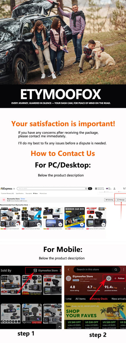 4Lens 360° Dash cam Voice 1080P Video Recorder Car DVR Recording camera Front left right Rear View Auto 4ch dashcam 24H Parking