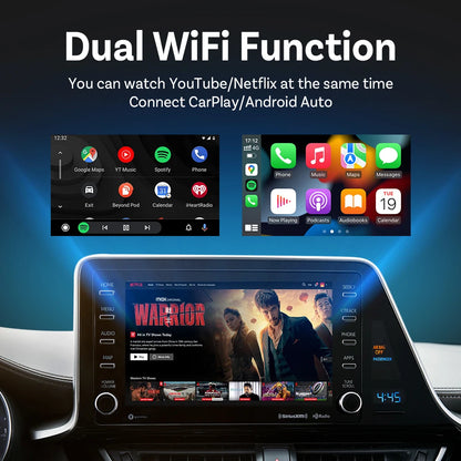 OTTOCAST Play2 Video Pro Carplay Ai Box Wireless Android Auto Adapter Built in Youtube Netflix TV BOX For VW Benz 99% of Cars