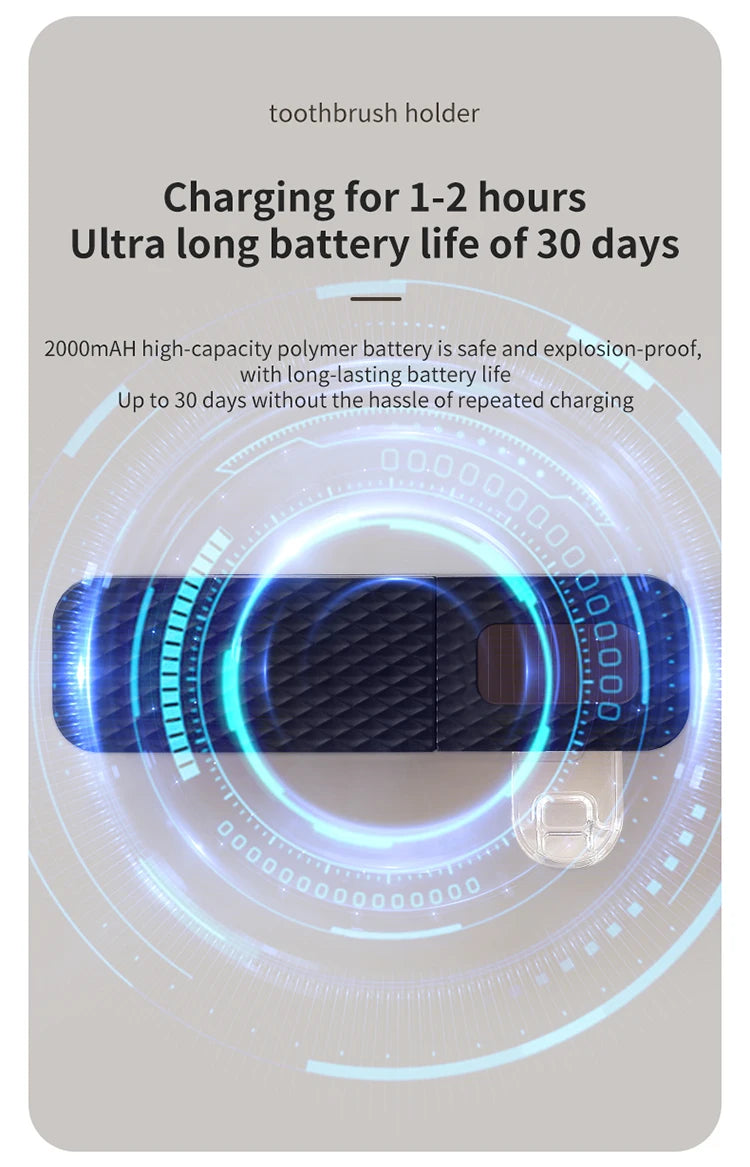 Smart Wall-Mounted Toothbrush Rack with Toothpaste Dispenser 3-Slot Automatic Toothbrush Holder with UV Drying & Sterilization