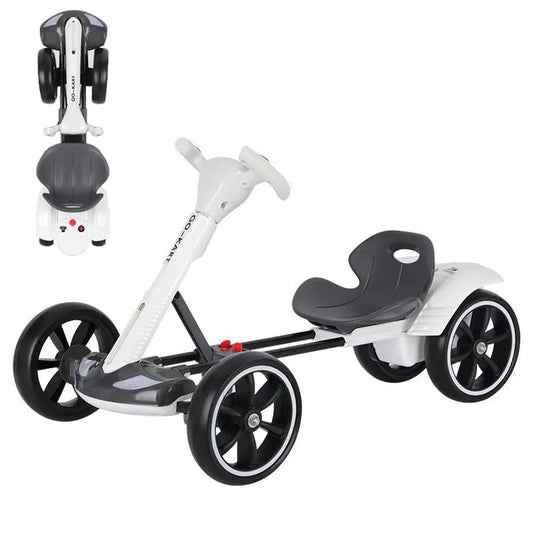 Electric go-kart is equipped with charging function, Remote control and folding system