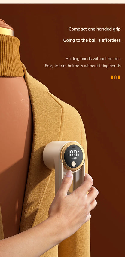 ONEKA Rechargeable Fabric Shaver Lint Remover Sweater Defuzzer Lints Fuzzs Pills Pilling Trimmer for Clothes  Furniture