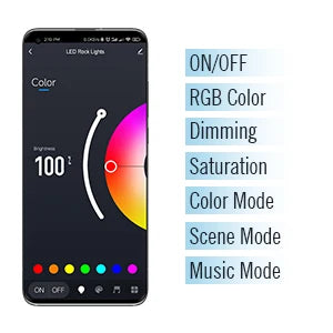 Underglow LED Car Lights Underbody Lamp Car RGB Ground Lighting App Control 12V Trail Rig Light Vehicle SUV Trucks Rock Lights