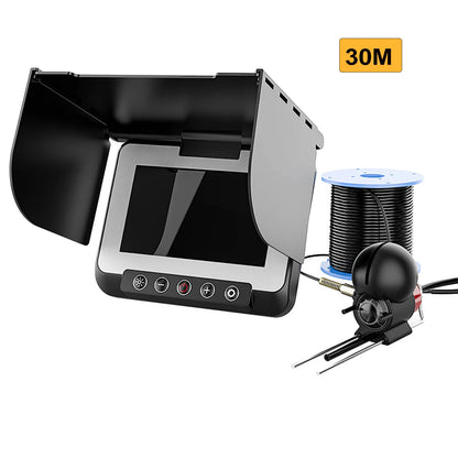 Fish Finder with Underwater 1080P HD Camera – 4.3" LCD Screen, Night Vision, 5000mAh Battery, Portable Fishing Tool for Ice, Lake & Boat Fishing