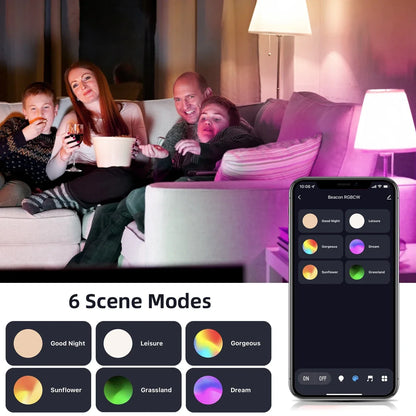 Bluetooth Smart Bulb Alexa Led Lamp E27 RGB Smart Light Bulbs 90V-265V Smart Lamps For Smart Life Home lighting decoration