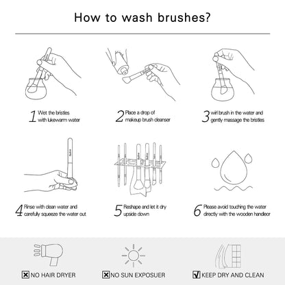 Makeup Brushes 8-29Pcs Makeup Kit Professional Women Cosmetic Soft Powder Brush Eyeshadow Foundation Full Set Travel Beauty Tool