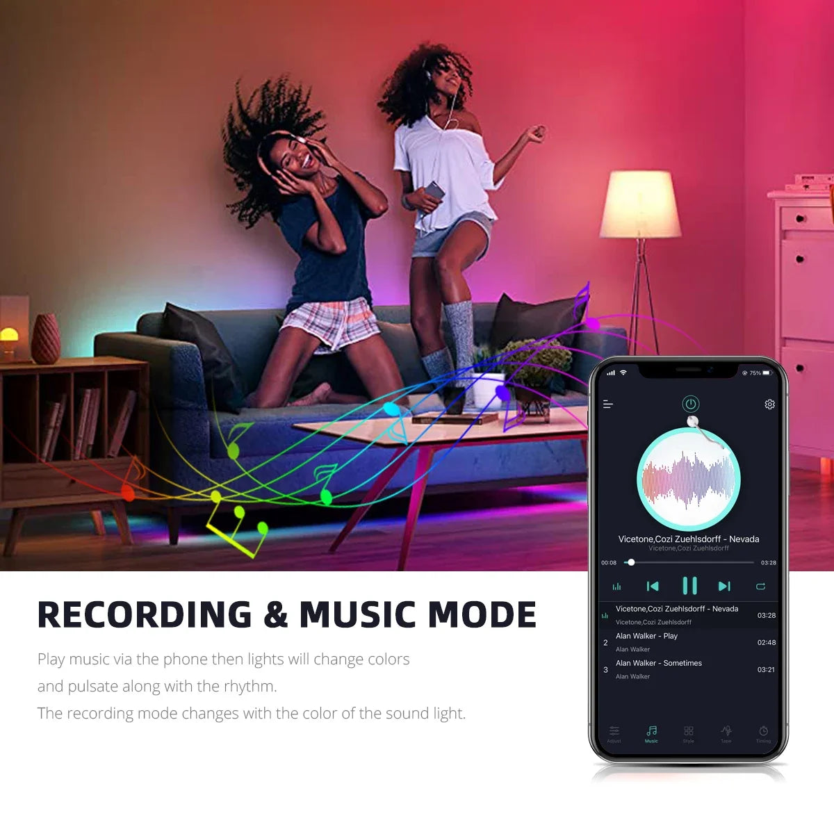 Bluetooth Smart Bulb Alexa Led Lamp E27 RGB Smart Light Bulbs 90V-265V Smart Lamps For Smart Life Home lighting decoration